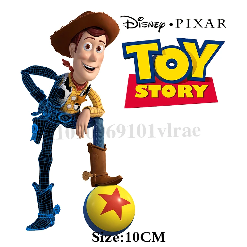 Disney Toy Story การ์ตูน Woody Buzz Lightyear UV DTF Transfer สติกเกอร์สําหรับขวดน้ําโอน Decals DIY ขวดน้ําของขวัญ