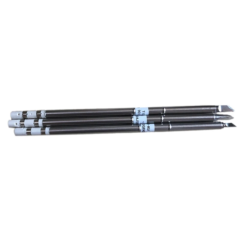 3Pcs T12 Series Iron Tip T12-K KU KF for HAKKO Solder Iron Tips Soldering Welding Stings