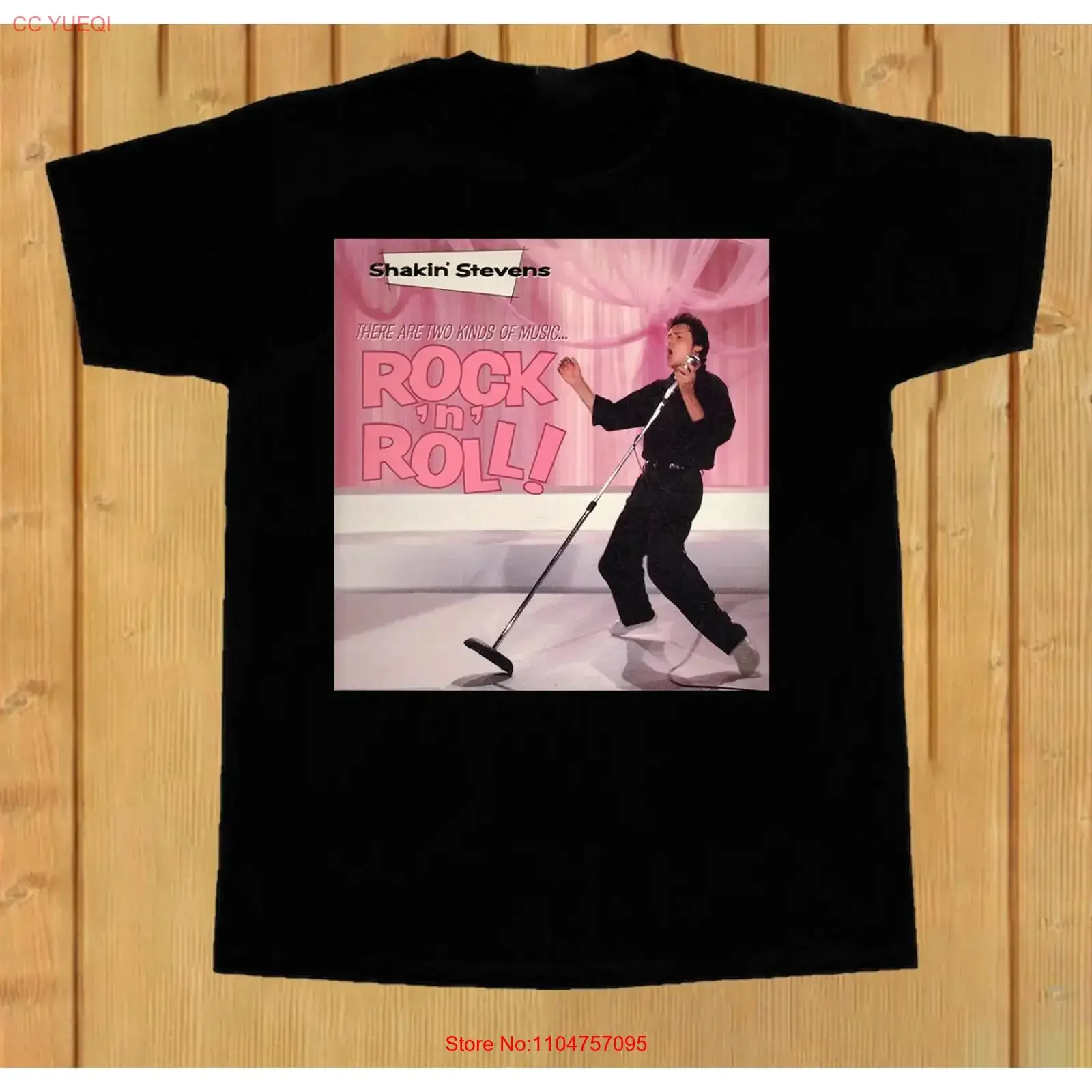 There Are Two Kinds of Music Rock 'n' Roll Shakin' Stevens T Shirt S 5XL SU300 vintage Washed Versatile homme streetwear