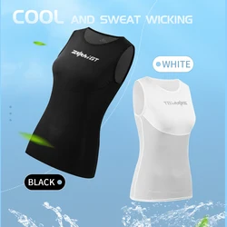 ZYKNIGT Cycling Sleeveless Tank Top Summer Breathable Women's High Quality Sports Bra Sweatwicking Shirt