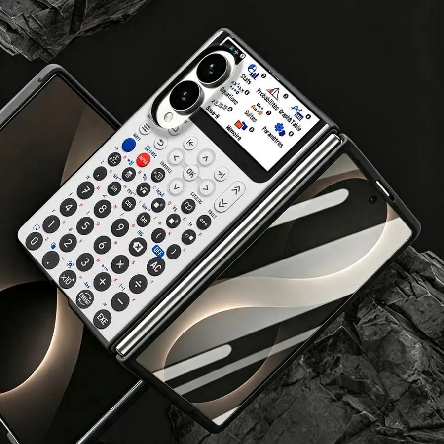 Case for Samsung Galaxy Z Fold 8 Z Fold8 Wide ZFold Wide ZFold8 Luxury Phone Cover Calculator