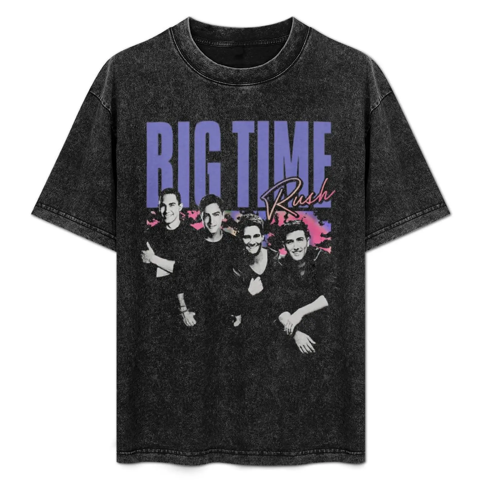 

big time rush 2021 btr T-Shirt Active Sports Short Sleeve Cotton Shirt