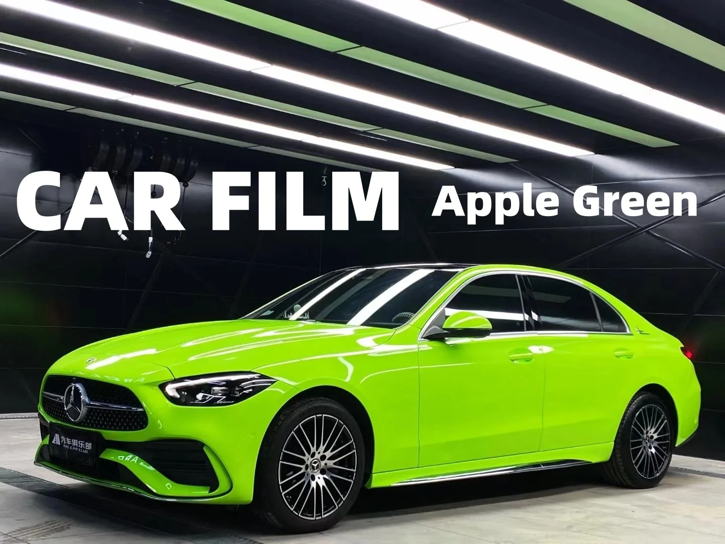 Apple Green Car Film Waterproof Highest Quality Full Vehicle Coverage Vinyl Wrap Vehicle Wrap Car Decoration 1.52*17M