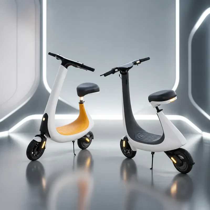 Mini U Shaped Electric Scooter Lithium Battery Lightweight Two Wheeled Personal Transporter for Men and Women with APP