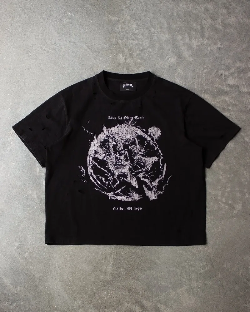 

2024, новая летняя готическая футболка большого размера с буквенным принтом, мужская свободная и универсальная рубашка с коротким рукавом в стиле хип-хоп Y2K Street Harajuku