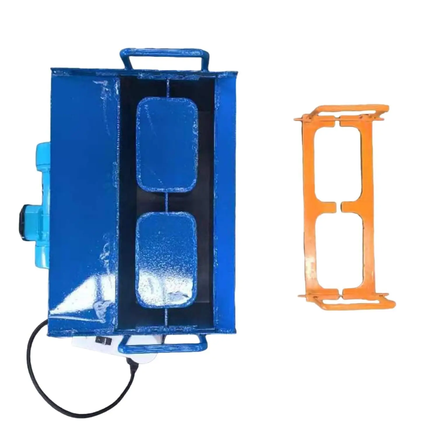 Extrusion Brick Machine Mobile Cement 220V Manual Press Concrete Blocks Small Domestic Portable Hollow Electric Vibration Freque