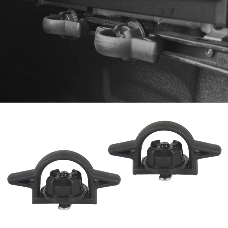 Truck Tie-Down Bed Cleat Tailgate Trunk Anchor-Ram-Rail System Pickup Cargo Trunk Hook Suitable for 2005-2021 Dropship