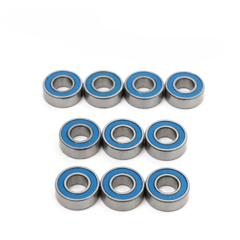 10PCS MR105-2RS Bearing ABEC-5 5x10x4 mm Miniature MR105RS Ball Bearings Blue Sealed Bearing MR105 2RS 5*10*4mm