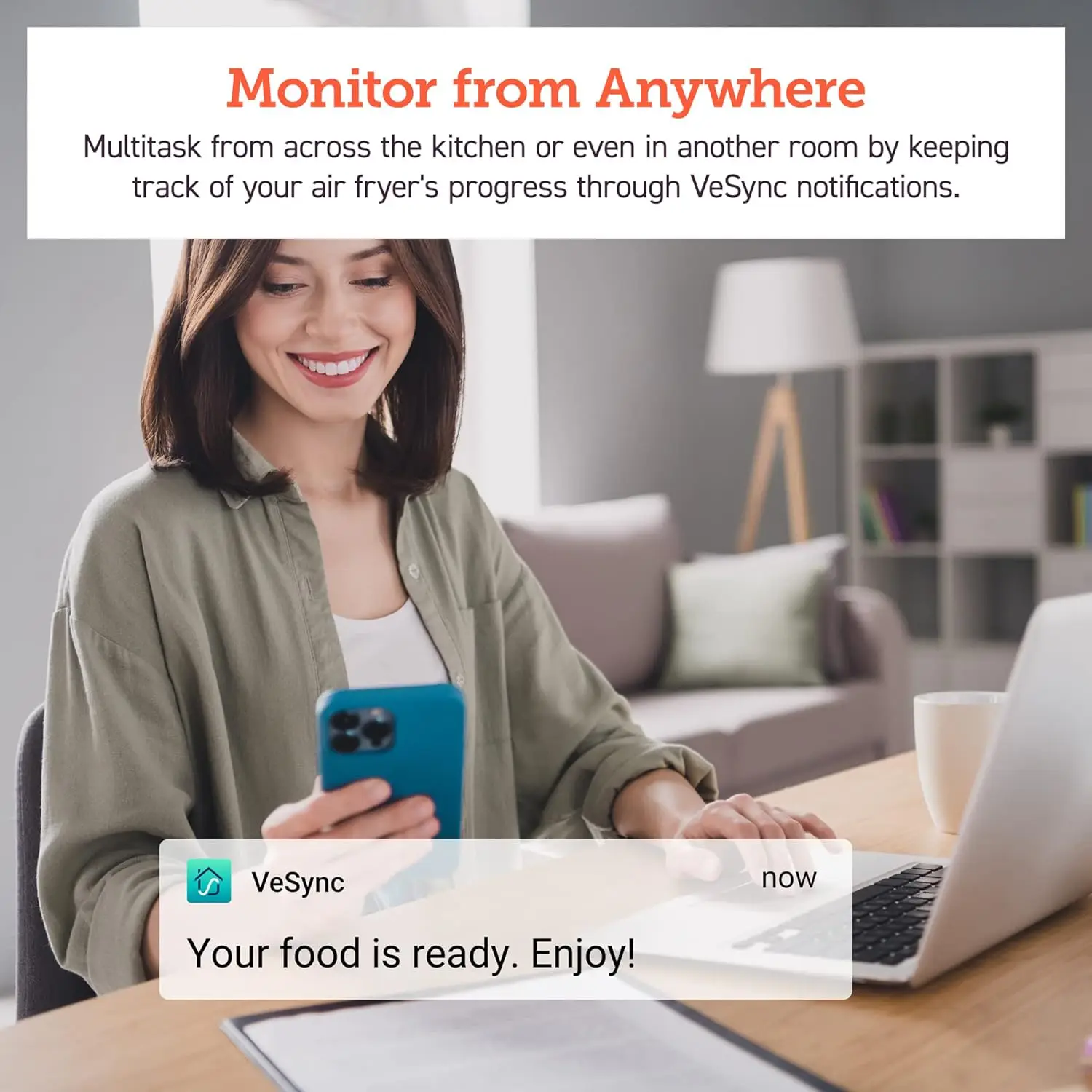 مقلاة هوائية ذكية مع تحكم بشاشة تعمل باللمس ، محمصة ، طباخ وكتاب طهي ، تطبيق ، 5.8 طن برو جين ، كتاب طهي الوصفات ، فرن + وصفة عبر الإنترنت ، 11 في 1