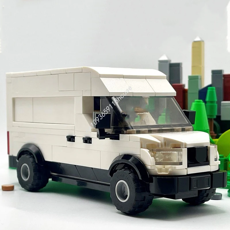 

219pcs MOC Silver Star Sprinter City Champions Creative Learning and Assembly Building Blocks Patience Christmas Gift