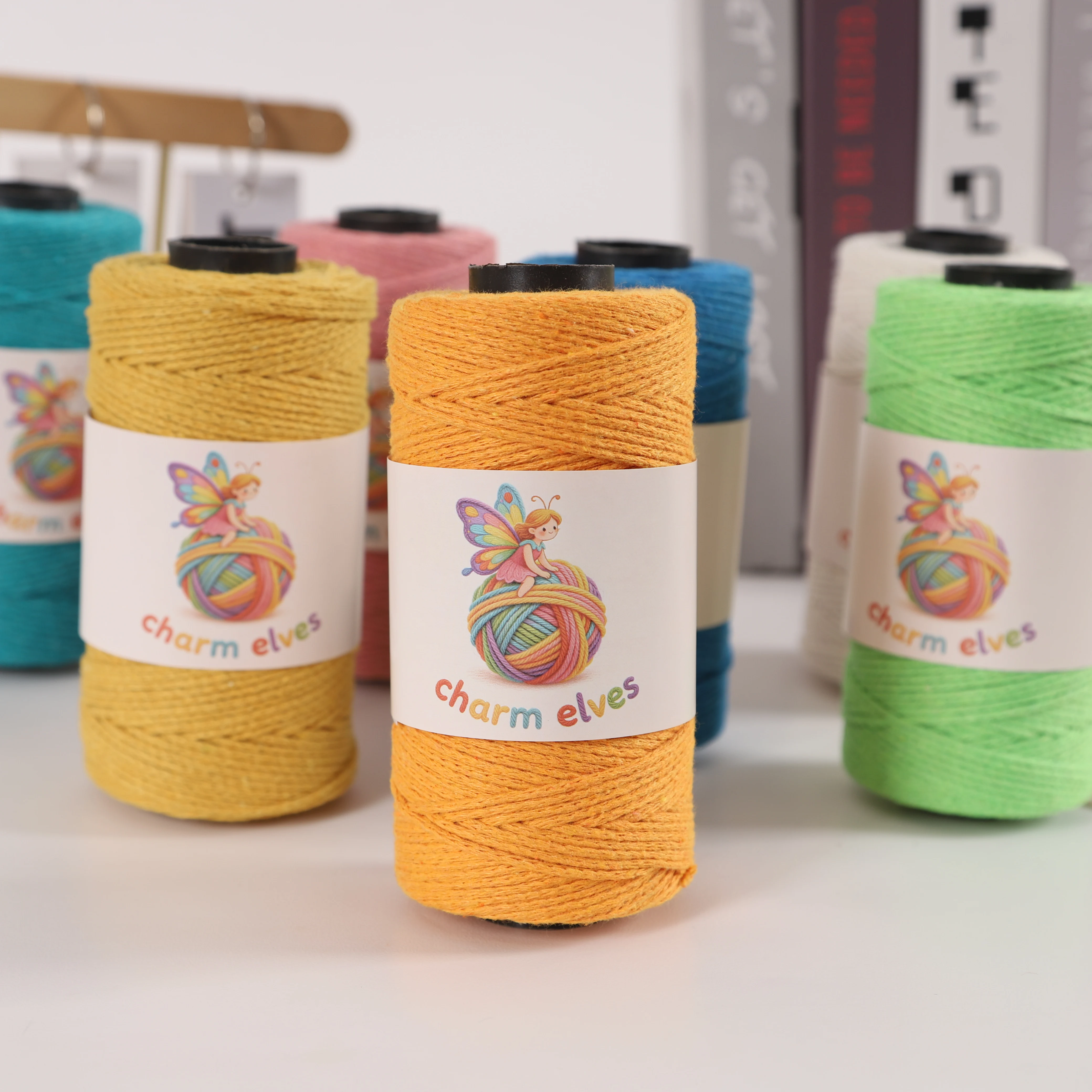 Linen Bag Bulk - 4-Pack of Hollow Cotton Yarn, 150g