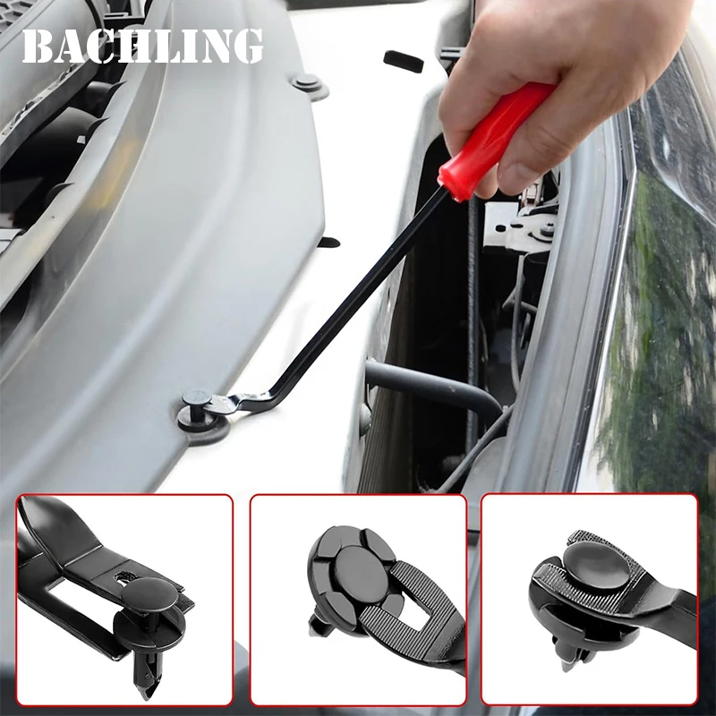 Car Trim Interior Plastic Disassembly Tools Kit Car Clip Pliers Fastener Remover Pry Tool Set Trim Removal have Tool Storage Bag