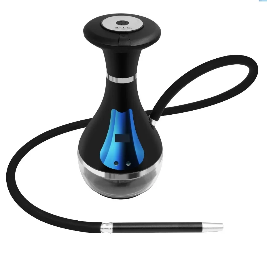 

Rechargeable Electronic Hookah Full Kit: LED Touch Screen Electric Heated Shisha Non-Charcoal Tool
