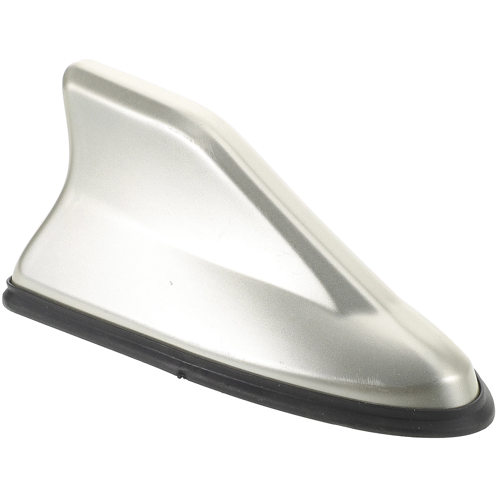 

Shark Fin Car Roof Antenna Cover Universal Fit Durable Abs Silicone Decorative Signal Reception Enhancement Auto Accessory