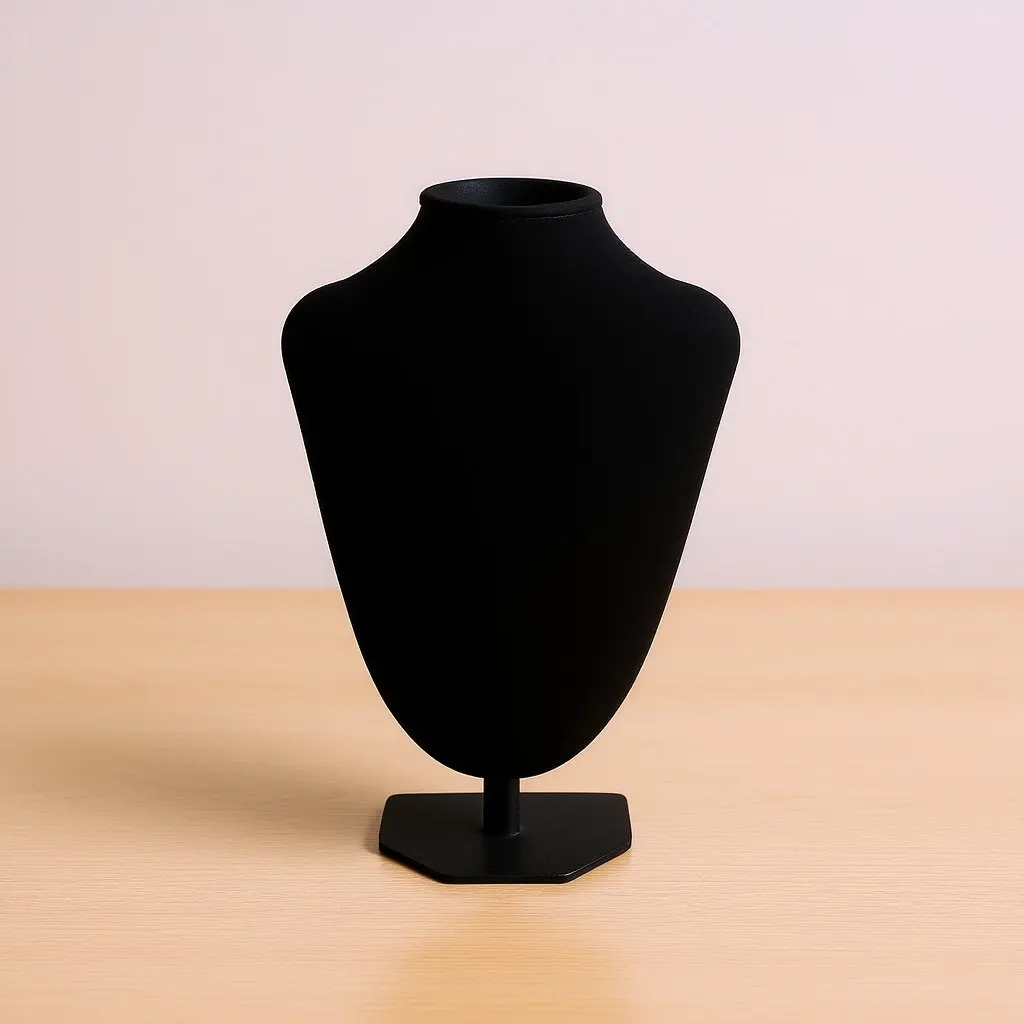 

1Pcs Jewelry Bust Stand Sturdy Necklace Display Rack Elegant Jewelry Showcase Stand for Store Counter Display Personal