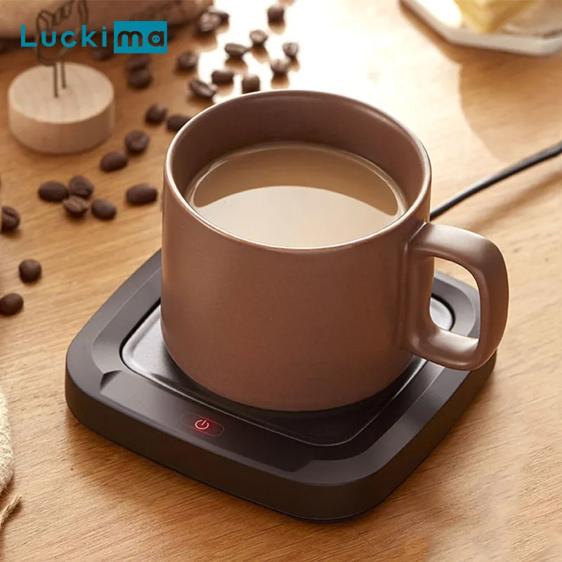 

Coffee Cup Mug Warmer PTC Heating Coaster for Office Home Desktop Using Electric Beverage Warmer Plate for Cocoa Tea Water Milk