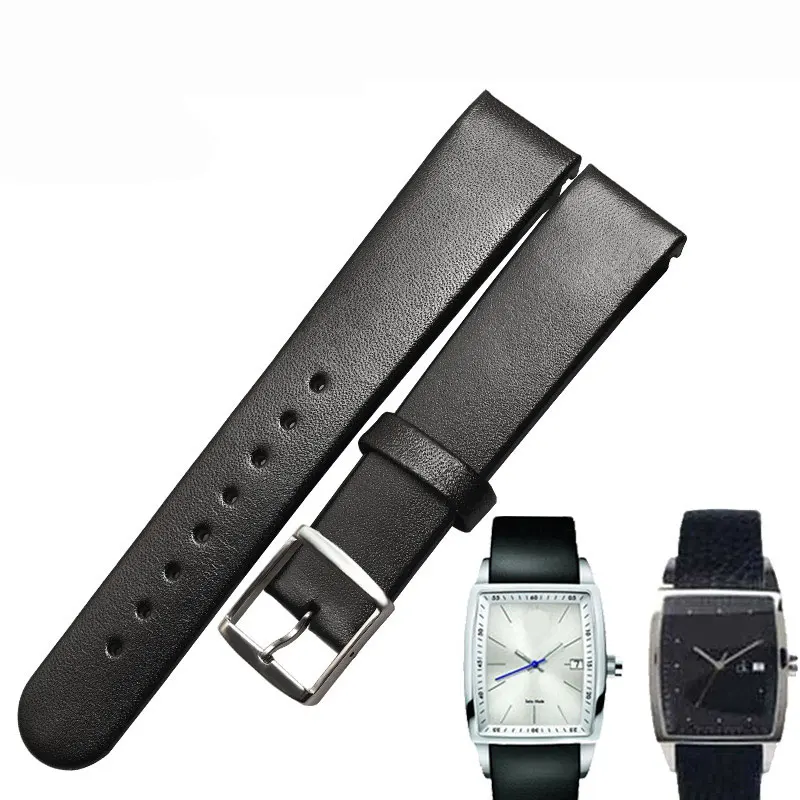 

WENTULA Watchbands for K30211 K30411 calf-leather band cow leather Genuine Leather leather strap watch band