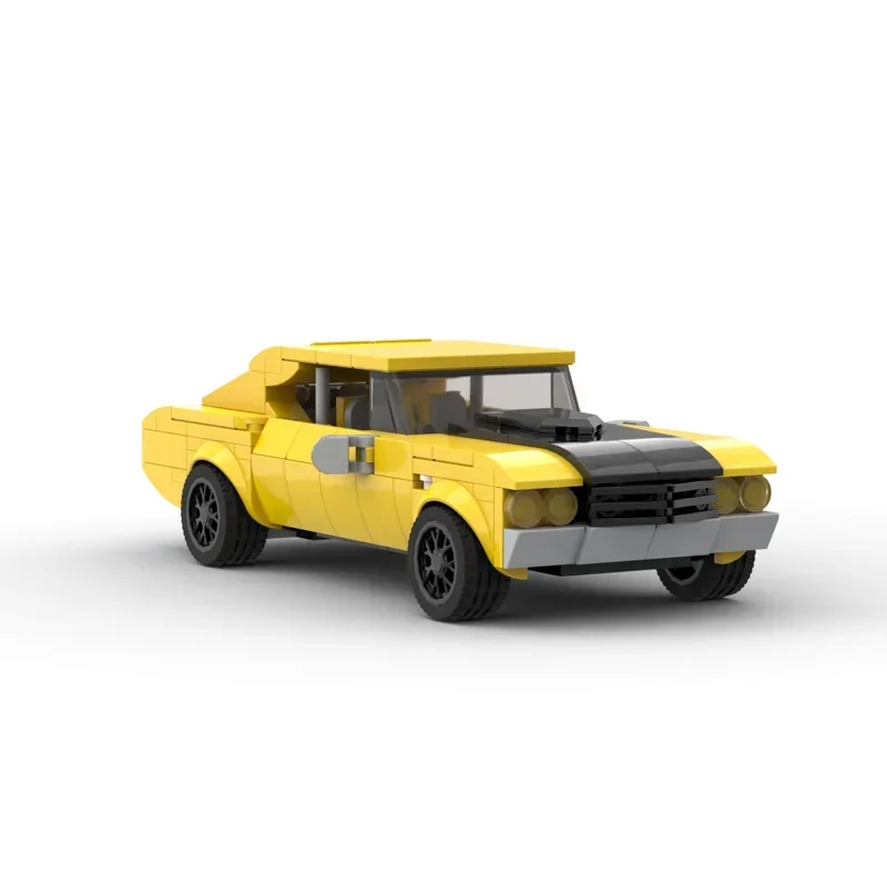 

Moc Speed Chevelle SS Racer Cars, городские спортивные автомобили, строительные блоки, креативные гаражные игрушки для мальчиков, классические