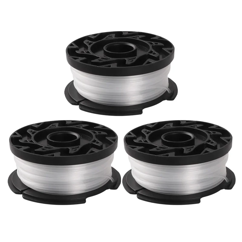 

3 Pack Trimmer Replacement Spool For BLACK+DECKER AF-100-3ZP 30Ft 0.065 Inch Trimmer Line