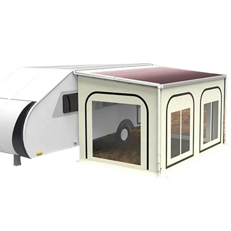 for RV Sun Retractable Camping Camper Caravan Awning Tent