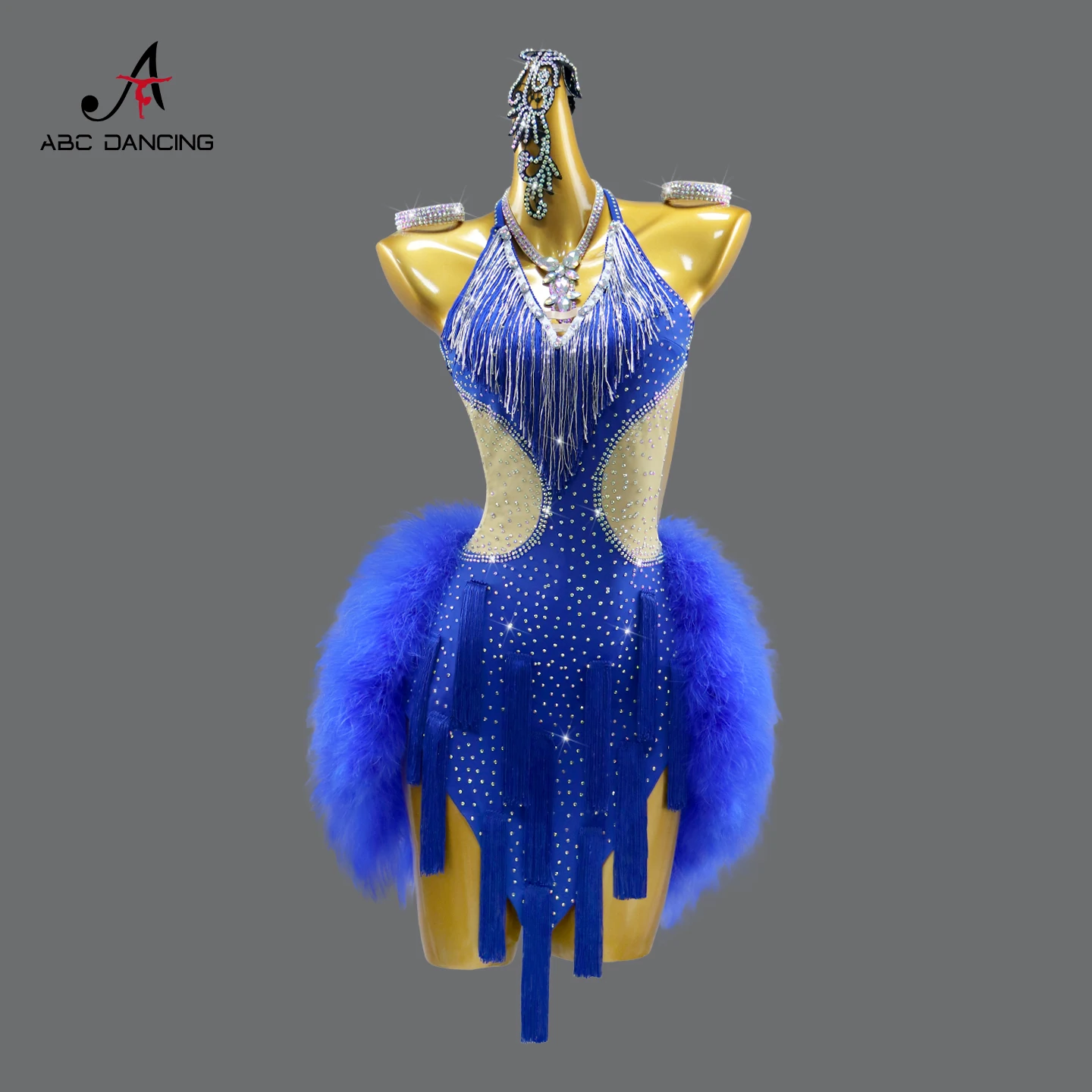 

Dance Sport Costume Latin Clothes Womens Prom Stage Dress Competition Ballroom Performance Fringed Suit 2026 Elegant Party Sets