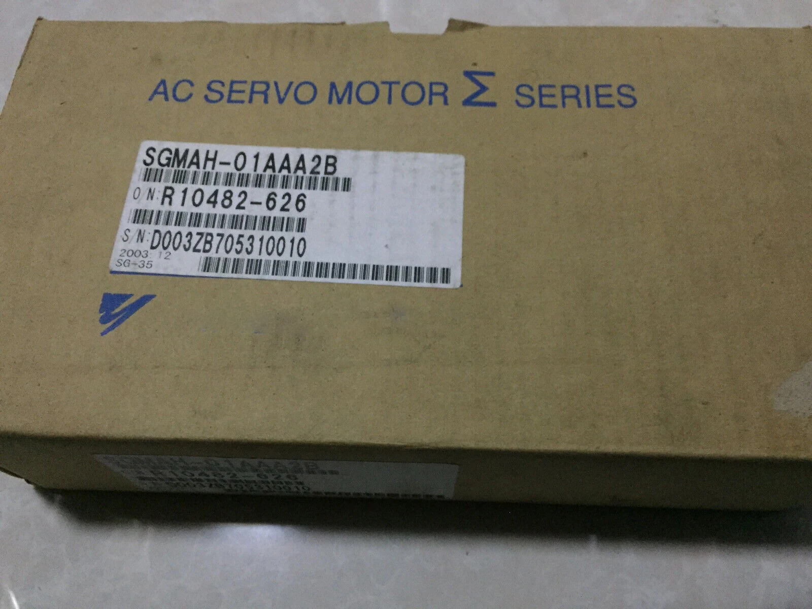 

New In Box SGMAH-01AAA2B Servo Motor SGMAH01AAA2B Fast Ship With 1 Year Warranty