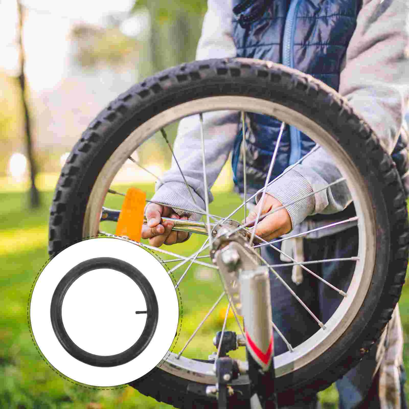 

2 Pcs Bicycle Inner Tube Convenient Tire Cycling for Mountain Bike Shockproof Accessories