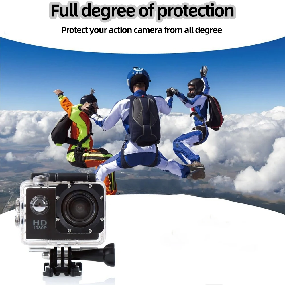 For SJ4000 Waterproof Case Cycling Photography Waterproof Waterproof Case For SJ4000 SJ4000 AIR SJ4000 WIFI SJCAM Accessories