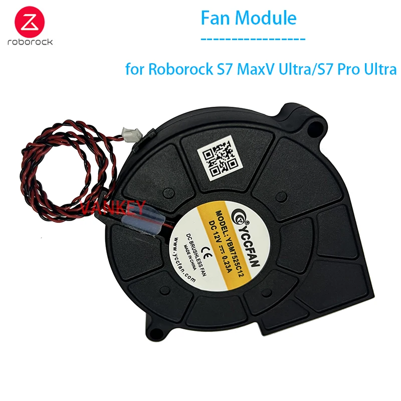 استبدال وحدة المروحة الأصلية لأجزاء المكنسة الكهربائية Roborock S7 MaxV Ultra S7 Pro Ultra مع ملحقات المحرك