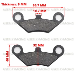 USERX Motorcycle disc brake pad Brakes Front Rear Disc Brake Pads For FA453 UTV ATV CF MOTO GOES LINHAI QUADZILLA 9010-0808A0