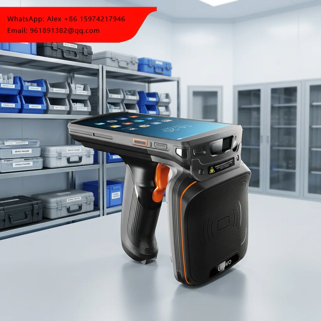 DT50U Handheld Android UHF RFID Reader 1D/2D Barcode Scanner IP65 Waterproof Industrial Rugged Mobile Computer 5.7 4GB Stock