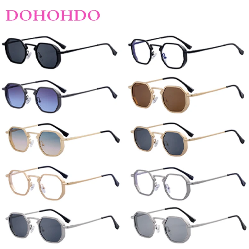 Fashion Metal Square Irregular Women Sunglasses Luxury Designer Small Frame Sunglass Men Outdoor Driving Eyewear Unisex UV400 - Image 6