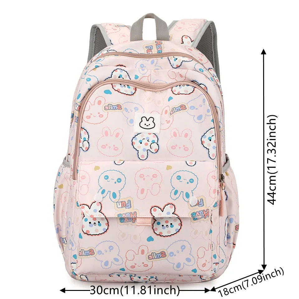 Women Backpack Nylon Ladies School Backpack for Teenager Girls Casual Travel Bag Sac Cute Cartoon Shoulder Backpack