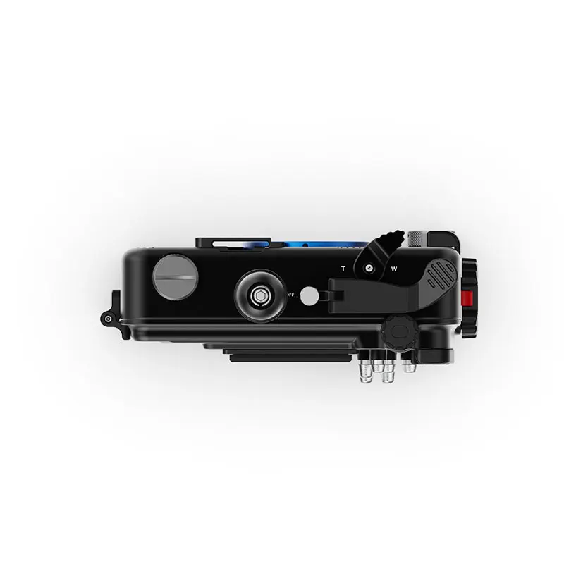 Weefine WFH TG6 Pro هيكل الكاميرا أوليمبوس TG6 غلاف كاميرا تحت الماء سبائك الألومنيوم مقاوم للماء 80 متر التصوير تحت الماء #5