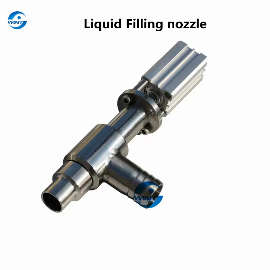 Free Shipping 304SS Liquid Anti-leakage Piston Filling Machine Filling Nozzles Flling Head Valves Of Filler Accessories