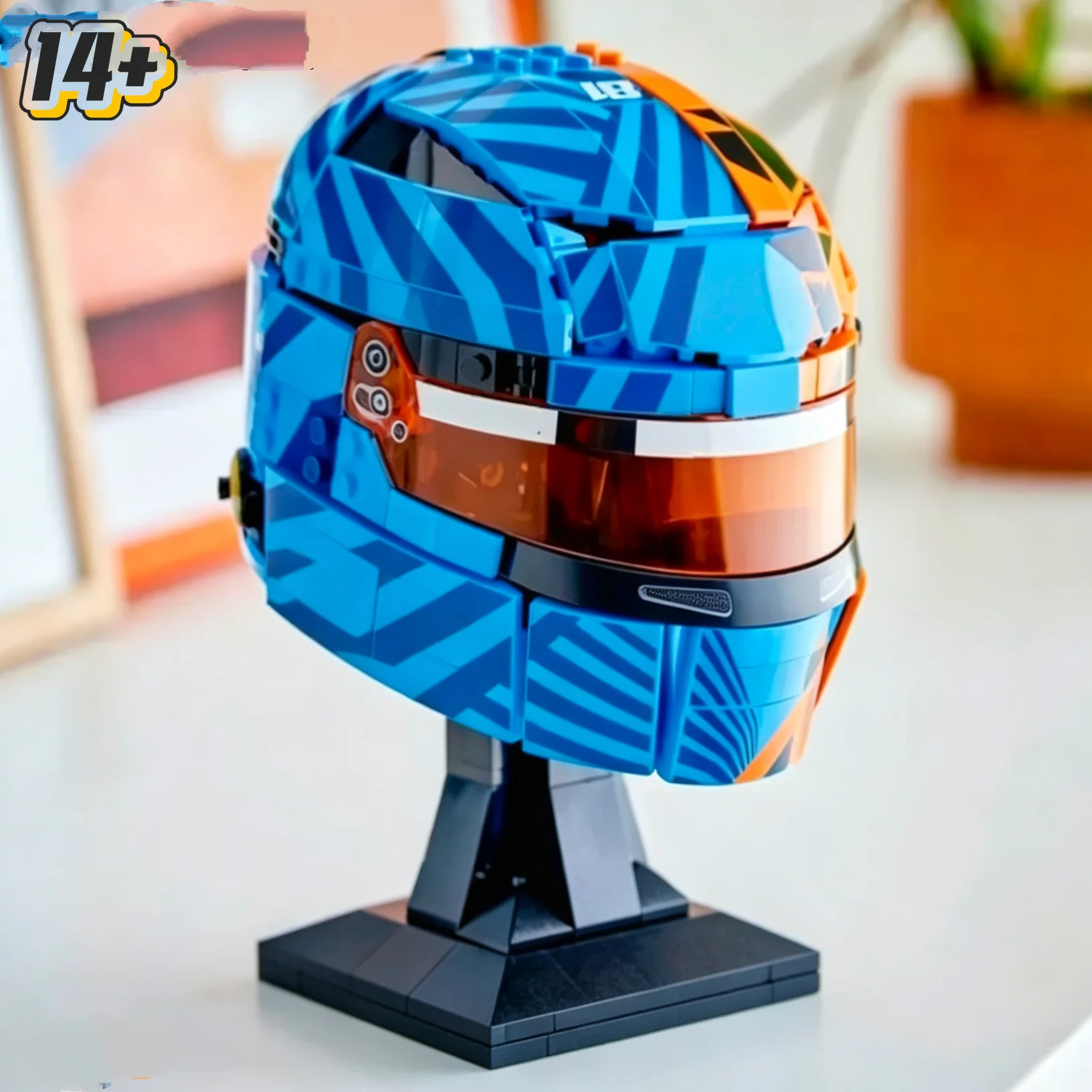 ホットトイズ-793ピース-2026-レーシングカー-レーシングドライバー-オスカー-ブルーヘルメット-ブロックパズルモデル-装飾品-誕生日プレゼント