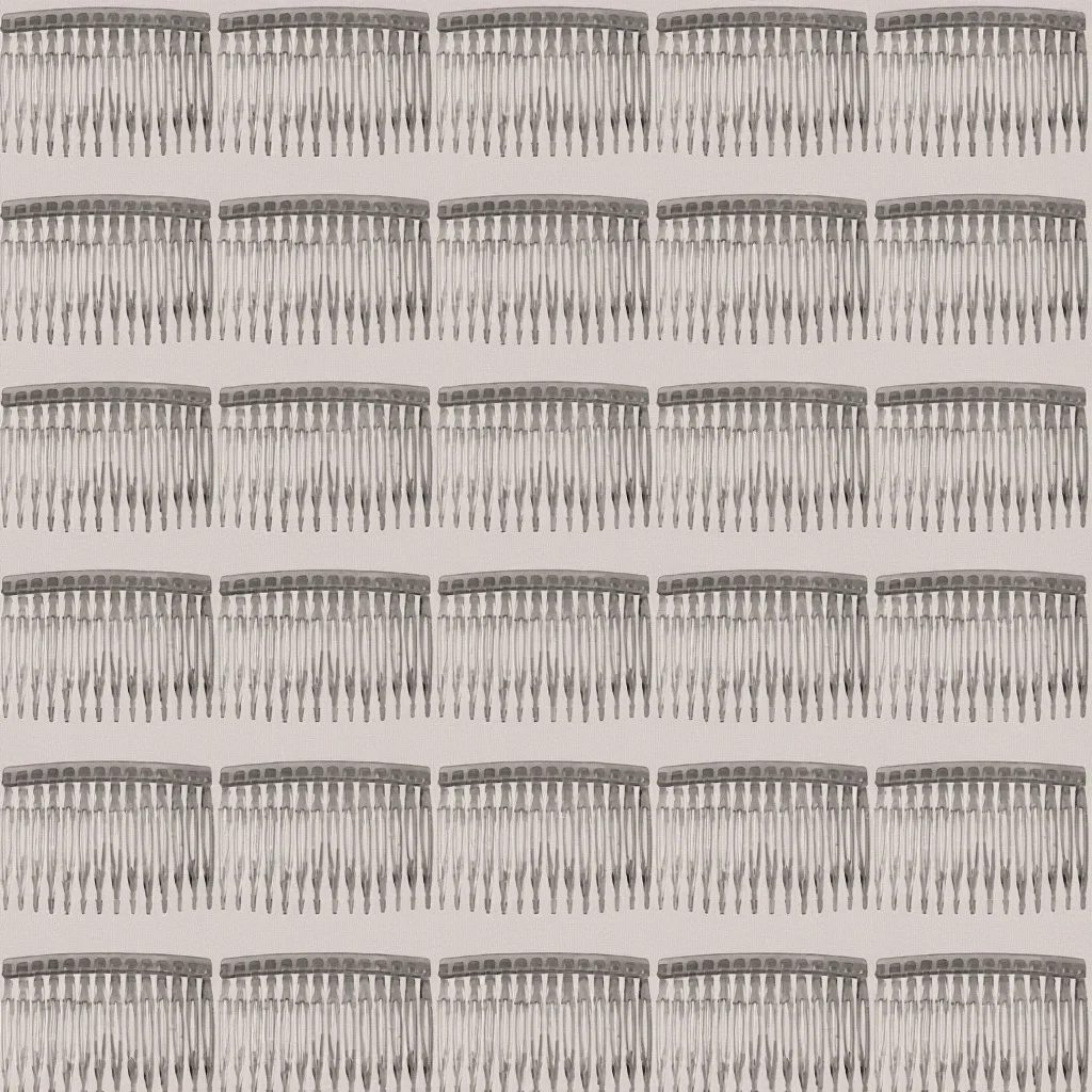 

50Pcs Hair Combs for Women Transparent Plastic Lightweight Design Side Clip Bridal Wedding Headpieces Decorative Hair Styling