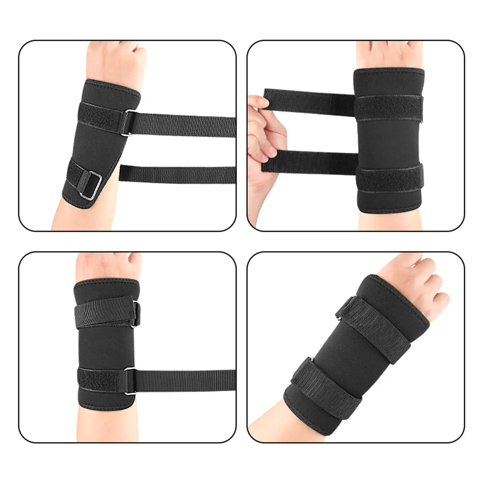 Kettlebell Wrist Guard Adjustable Straps Forearm Arm Guard Exercise Wrist Protector for Sports Fitness Weight Lifting