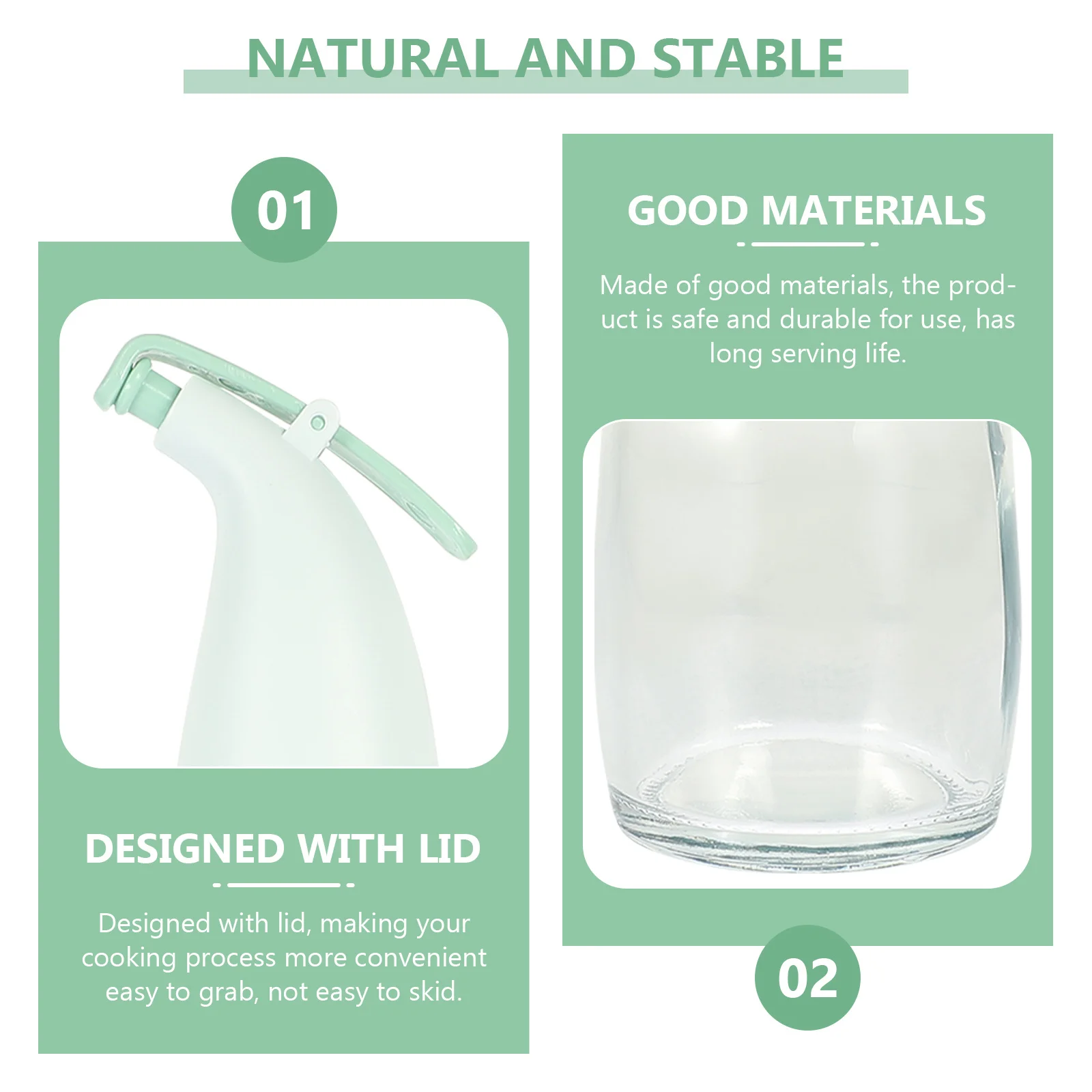 

Transparent Household Oil Dispenser Multi-Function Soy Sauce Dispenser Vinegar Storage Bottle Leakproof Glass Container