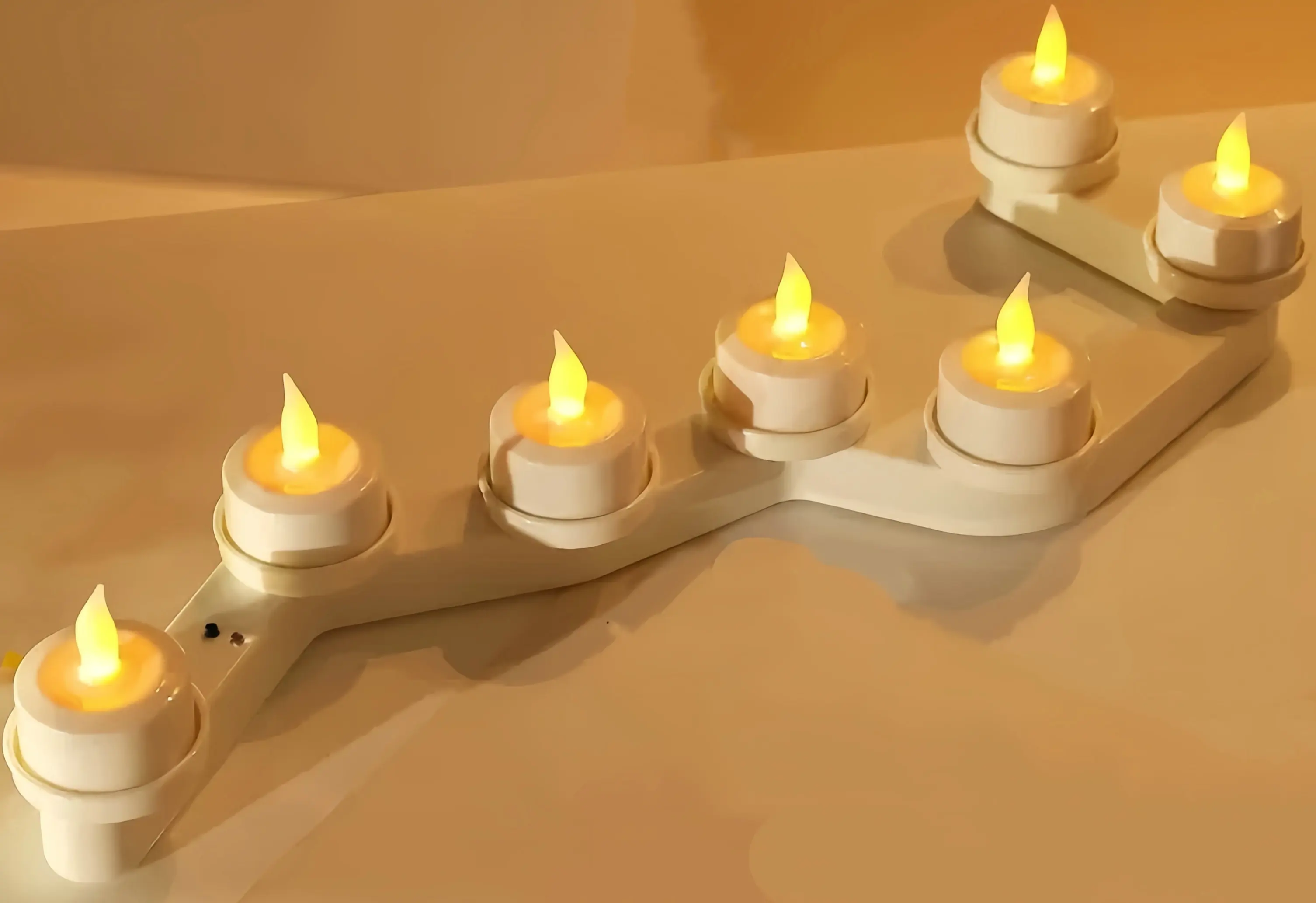 

Набор из 7 перезаряжаемых светодиодных чайных фонариков «Семь звезд» с пультом ДУ и таймером, электронные свечи, декоративные светильники для дома в стиле Дзен