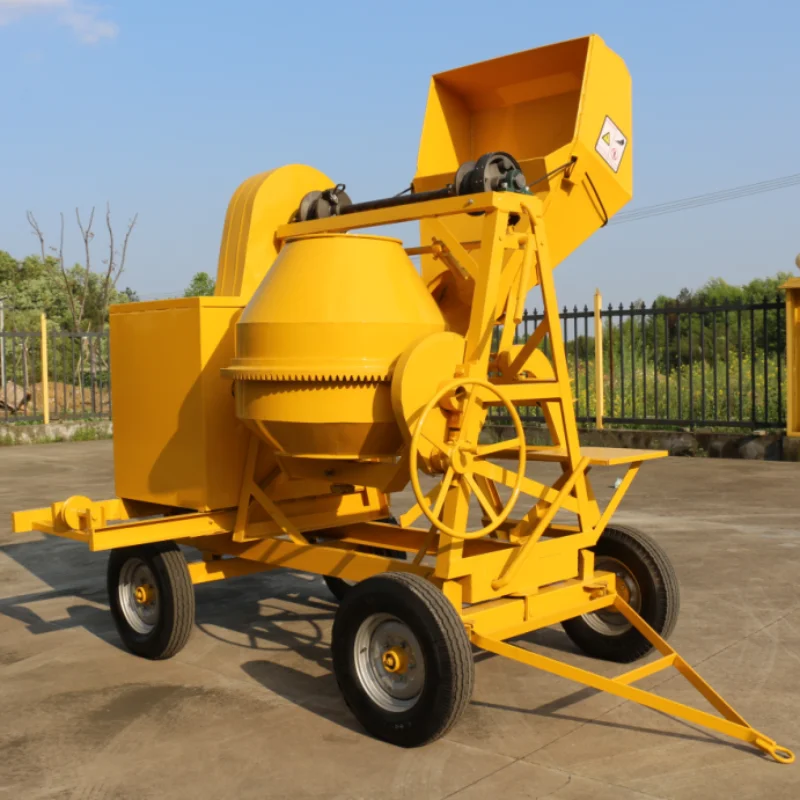 Portable Diesel /Electric Small Concrete Mixer Diesel /Electric Engine Concrete Mixer Machine With Pump