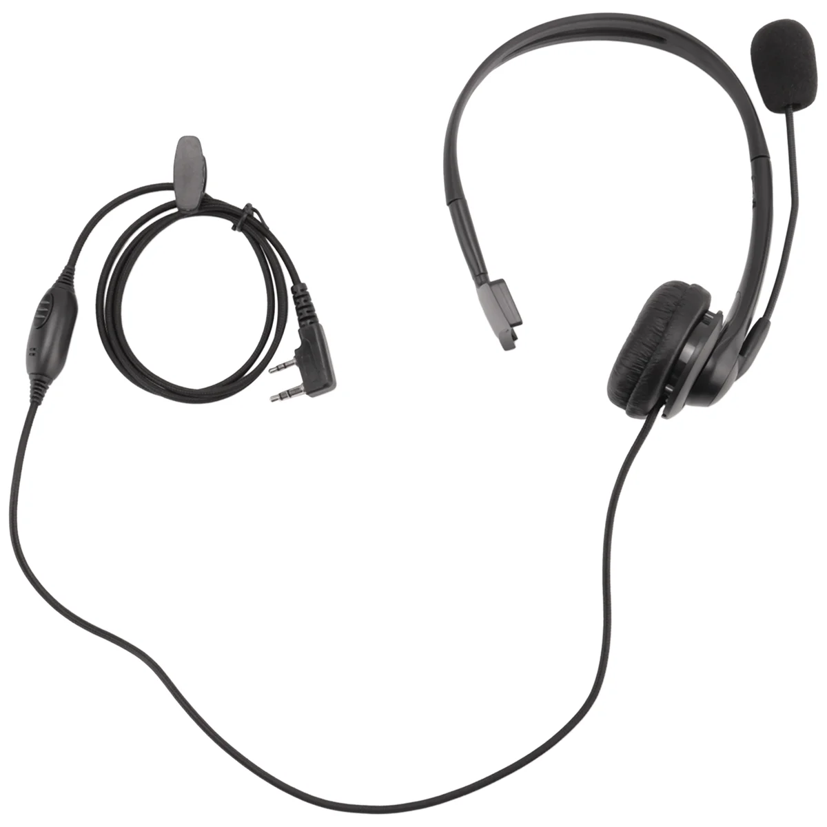 2 PIN PTT Mic Headphone Headset for UV5R 5R/888S