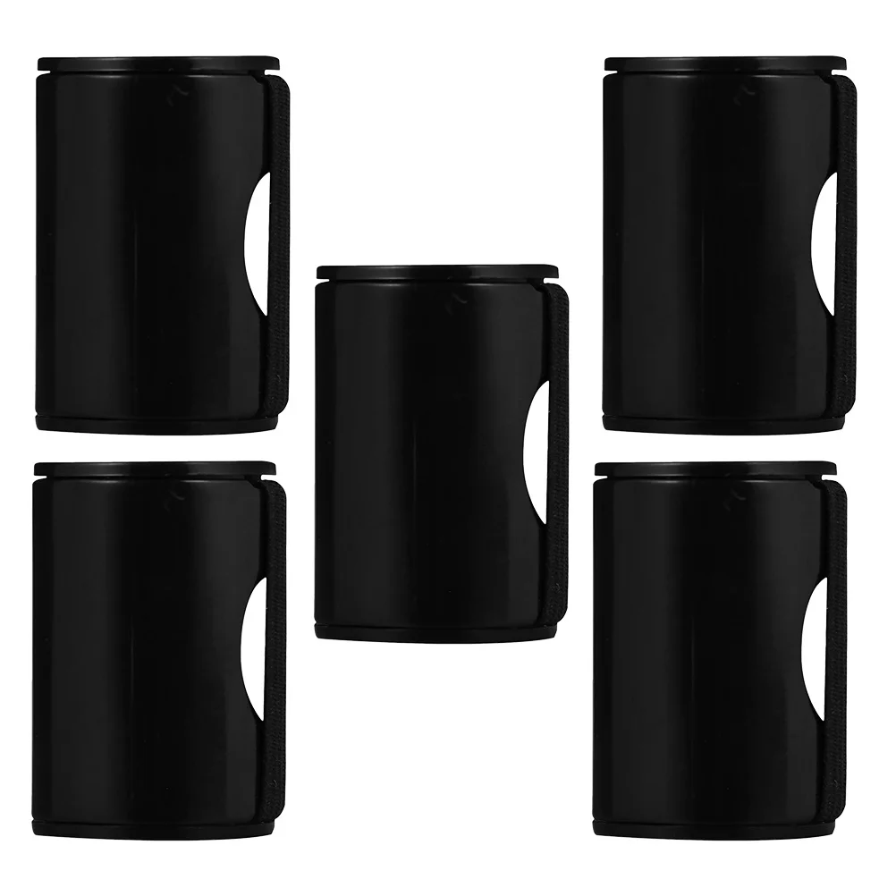 

5 pcs Finger Sand For Ukulele Guitar: Portable Metal Plastic Rhythm Percussion Instrument Maracas Adult Ukulele Shaker Mini