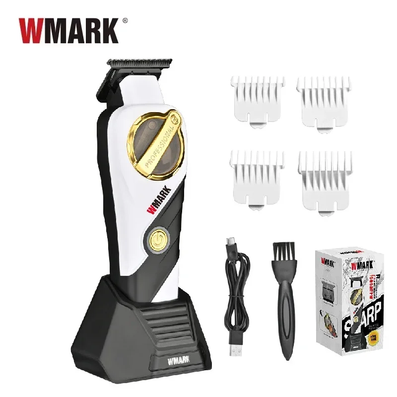 

WMARK NG-9213 Машинки для стрижки волос для мужчин, двигатель с магнитной левитацией, 9000 об/мин, триммер с Т-образным лезвием с нулевым зазором, комбинированная беспроводная парикмахерская машинка для стрижки волос