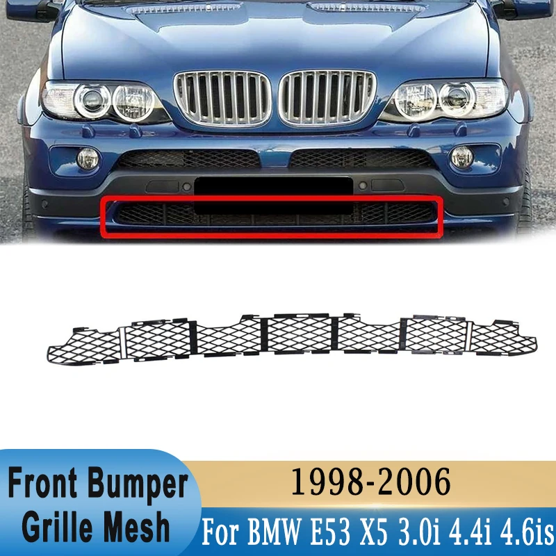 

Передняя нижняя решетка бампера, сотовая сетка для BMW E53 X5 3.0i 4.4i 4.6is 1998-2002 / 2003-2006 51117005800 51117111767