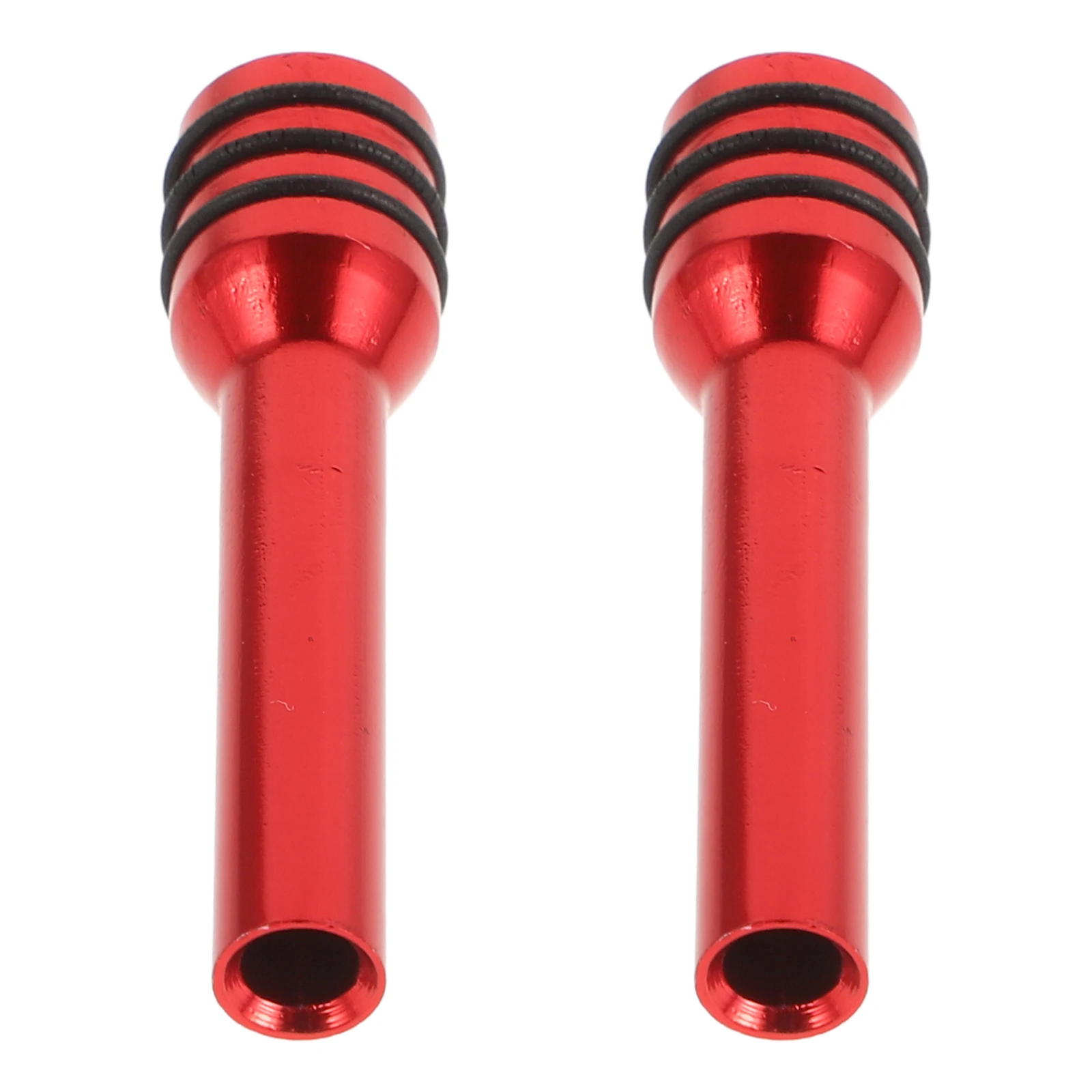 2 perni per serratura per portiera per auto, accessori per auto in lega di alluminio, installazione semplice, uso versatile, manopola decorativa rossa di sicurezza migliorata