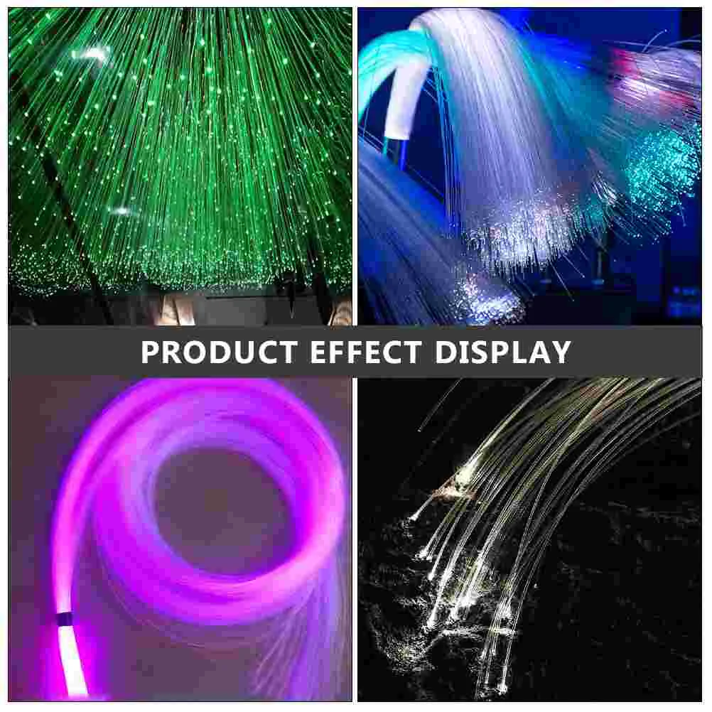 1mm Light Guide Fiber Optic Cable Optical Strand Plastic Glow Lights Lighting Fixture 100m