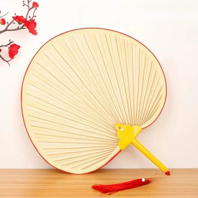 Handwoven Old Fashioned Large Banana Fan Portable Willow Weave Summer Children's Cooling Fan Traditional Chinese Style Fan
