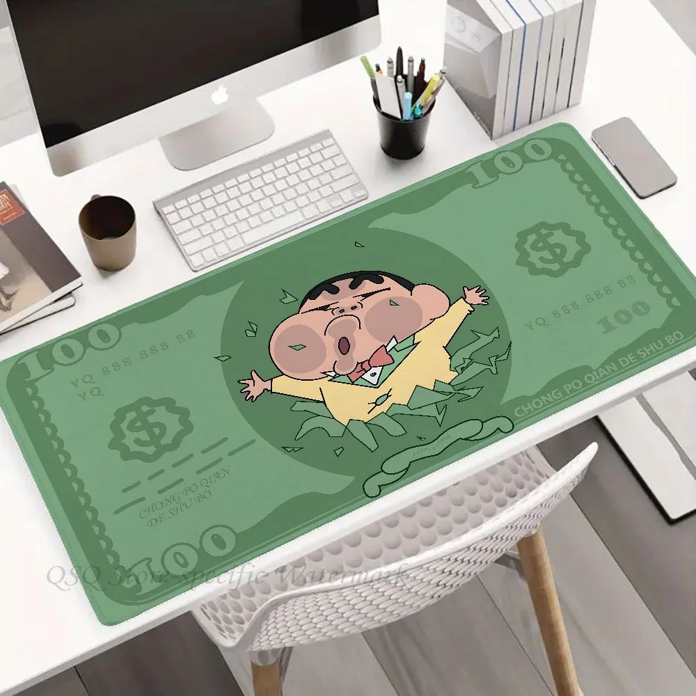 Anime Cartoon C-Crayon Shin-chans Mousepad Large Gaming Mouse Pad LockEdge addensato tastiera del Computer Table Desk Mat