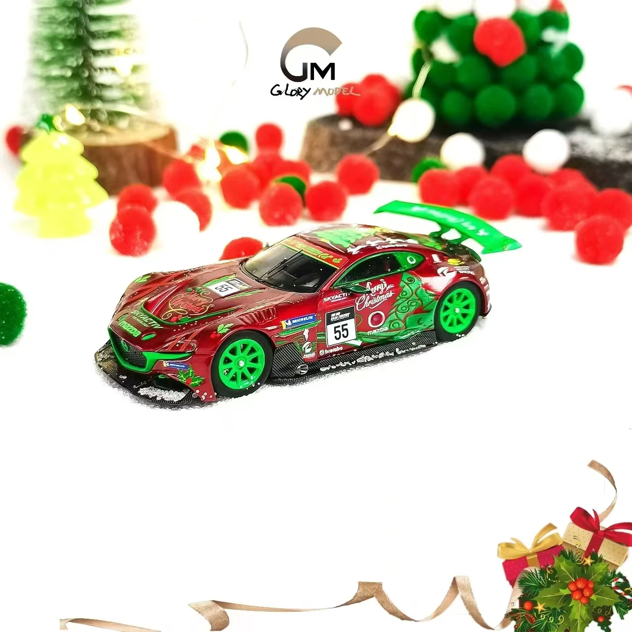 

**Preorder**Glory Model 1:64 RX vision Christma Diecast Model Car